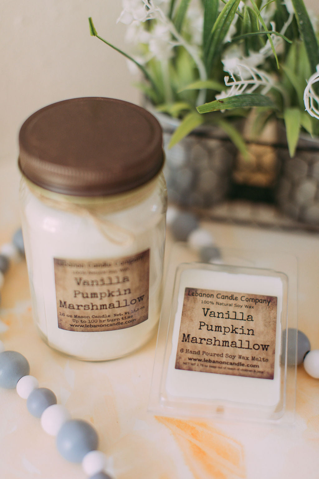 Vanilla Pumpkin Marshmallow Wax Melt