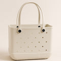 Everyday Extra Large EVA Tote – Natural Stone | Waterproof, Lightweight, Neutral Oversized Bag