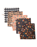 FALLING LEAVES DISHCLOTH SET OF 5
