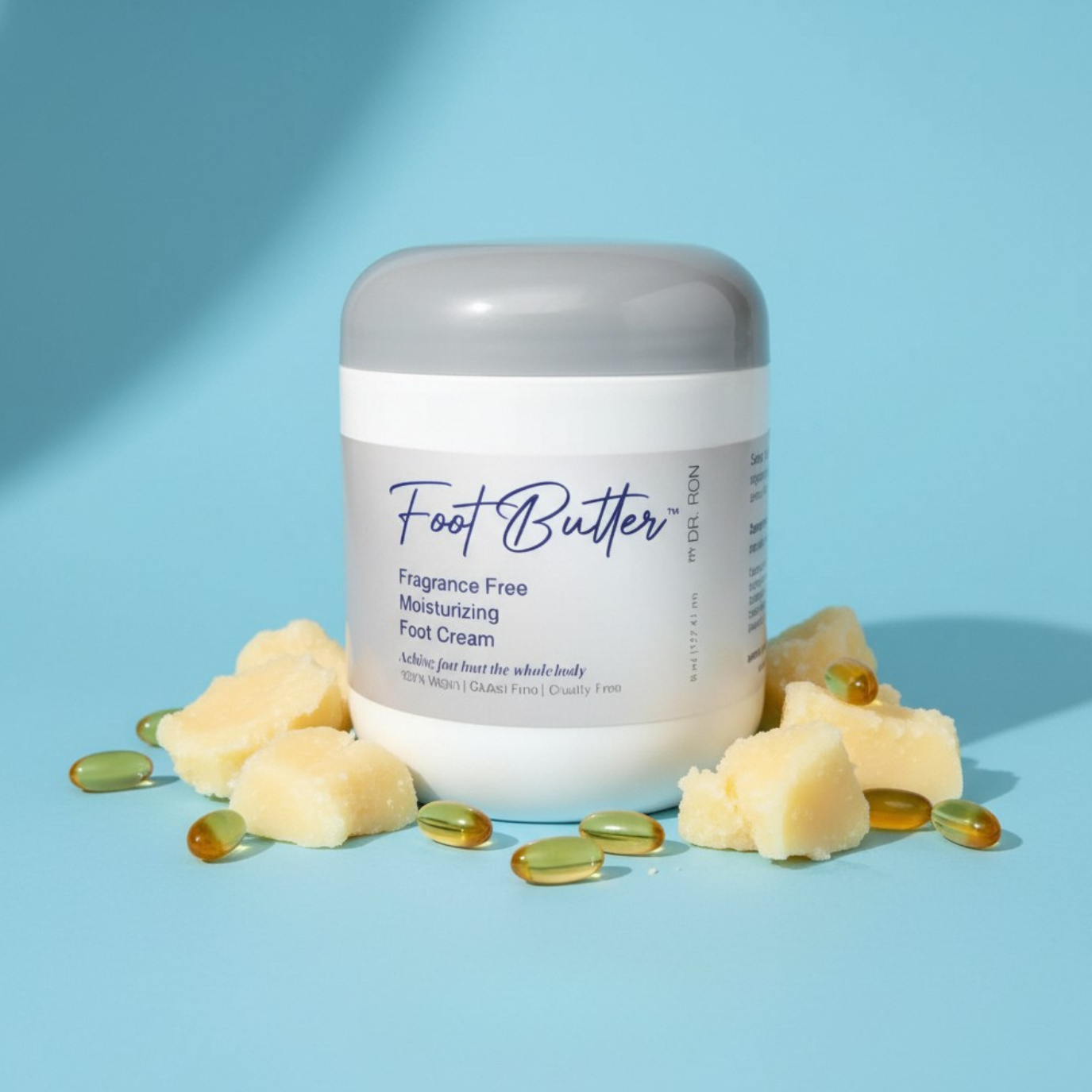 Fragrance-Free Foot Butter Massage Cream – Deep Moisture for Dry, Sensitive Feet