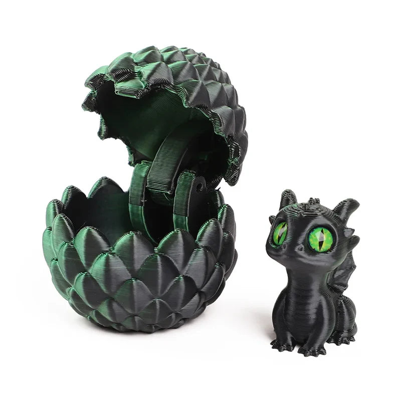3D Printed Dragon Eggs with Mini Dragon Surprise Toys | Kids Party Favors and Easter Basket Fillers
