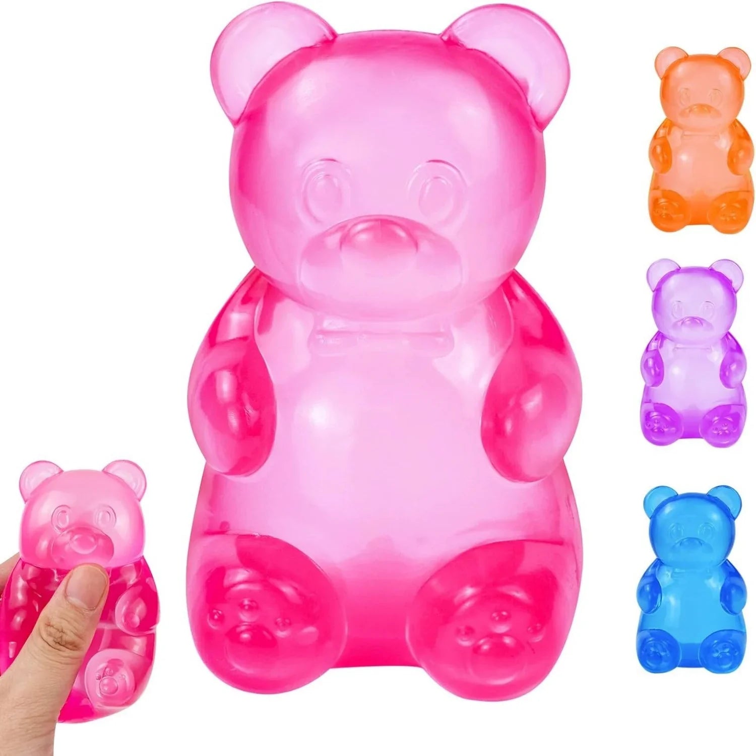 Gummy Bear Squishy Stress Ball | Sugar Filled Ultra Soft Decompression Toy