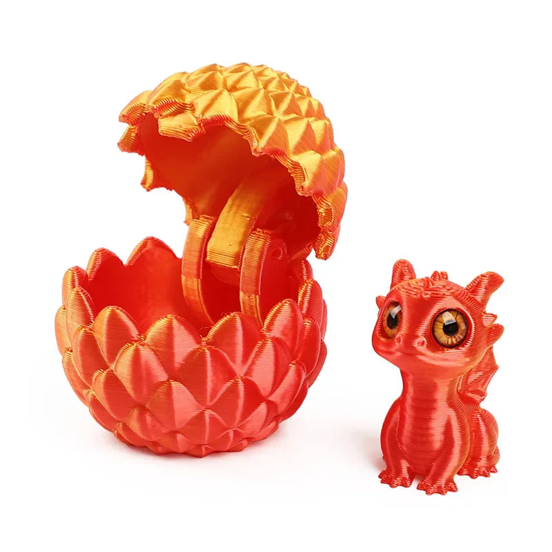 3D Printed Dragon Eggs with Mini Dragon Surprise Toys | Kids Party Favors and Easter Basket Fillers