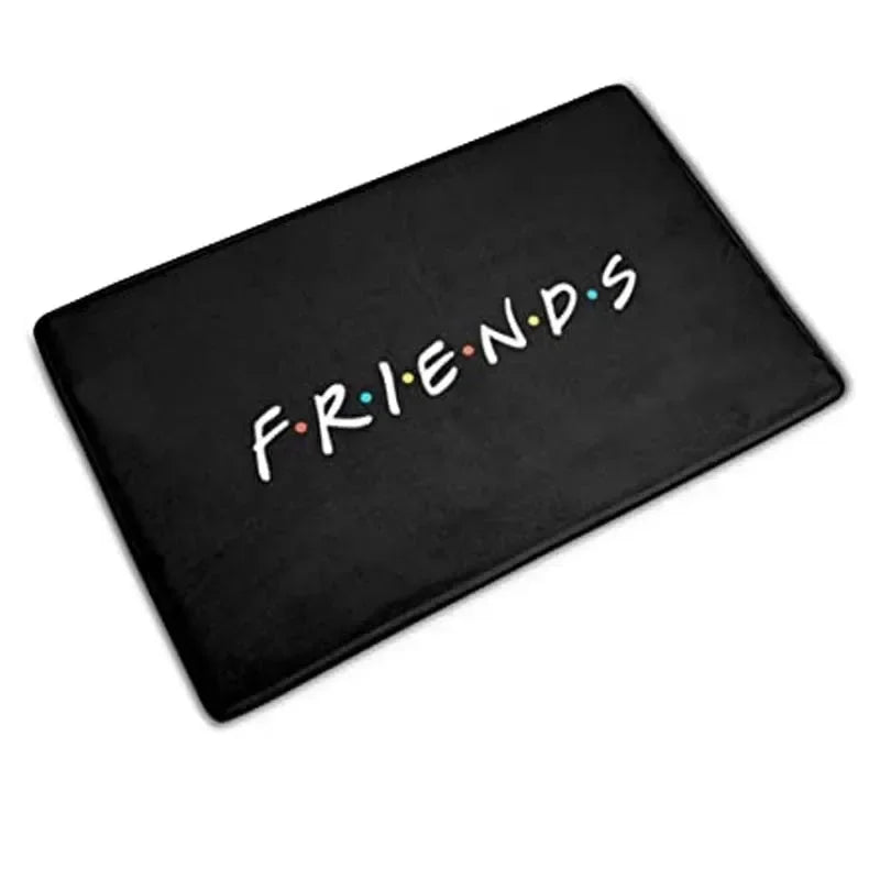 VIKAMA Old Friends Small Fresh Carpet Comfortable Entrance Door Floor Mat Bedroom Entrance Hall Bathroom Doorway Foot Mat