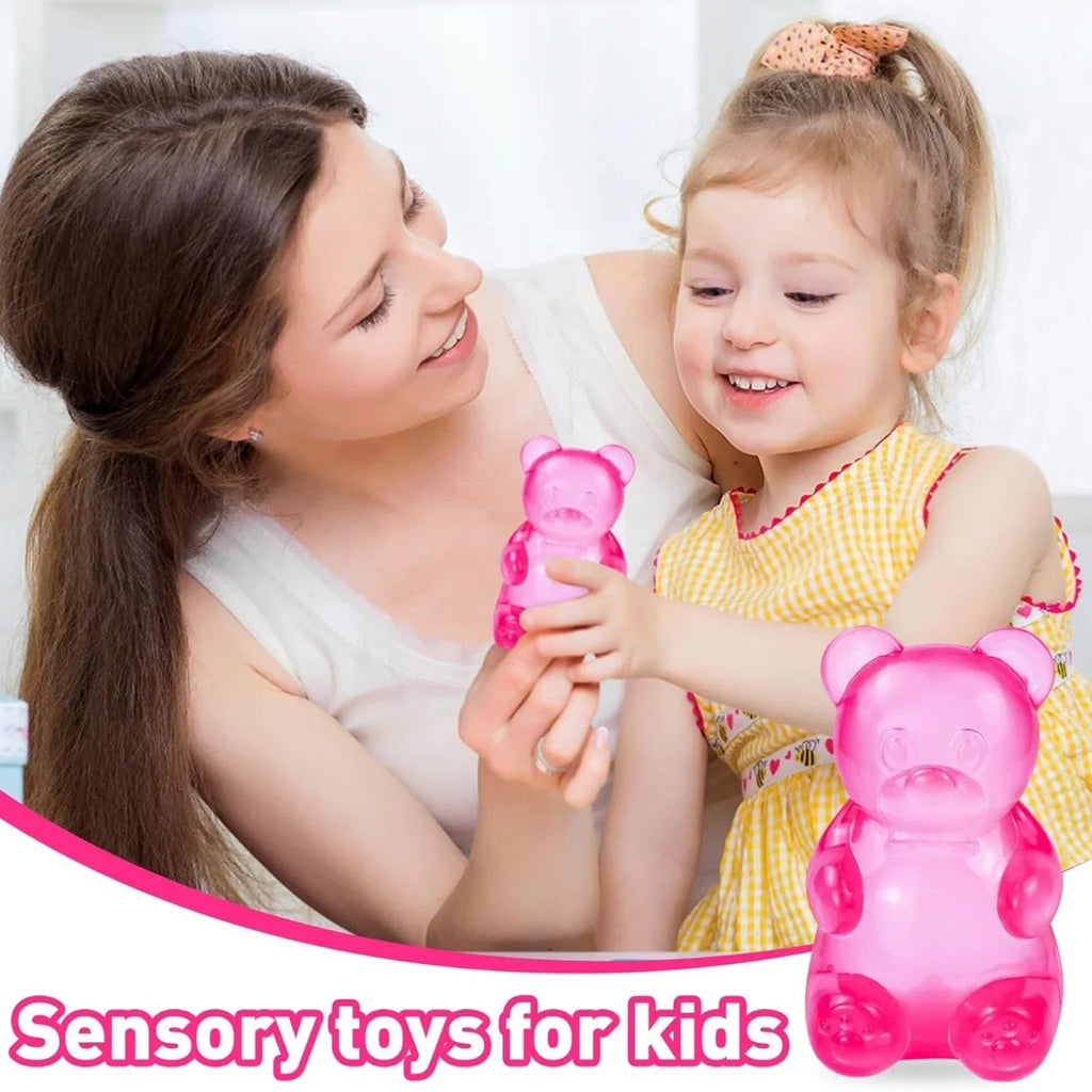 Gummy Bear Squishy Stress Ball | Sugar Filled Ultra Soft Decompression Toy
