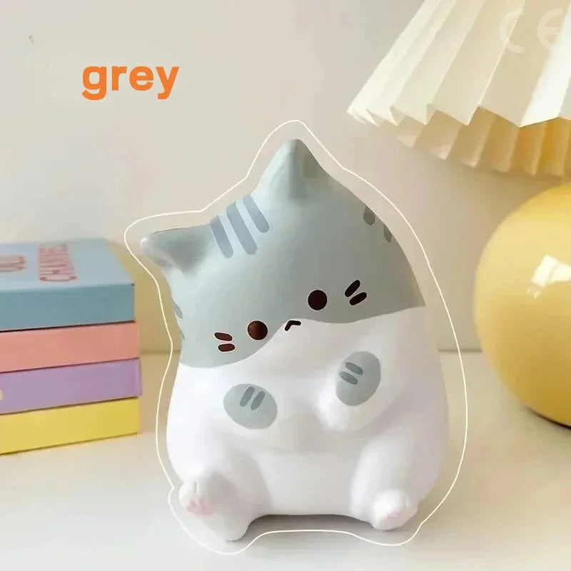 Cat Slow Rising Squishy Toy | Kawaii Cat Stress Ball for Desk Gift