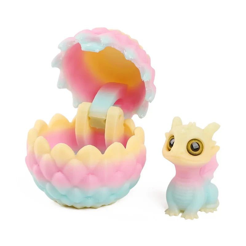 3D Printed Dragon Eggs with Mini Dragon Surprise Toys | Kids Party Favors and Easter Basket Fillers