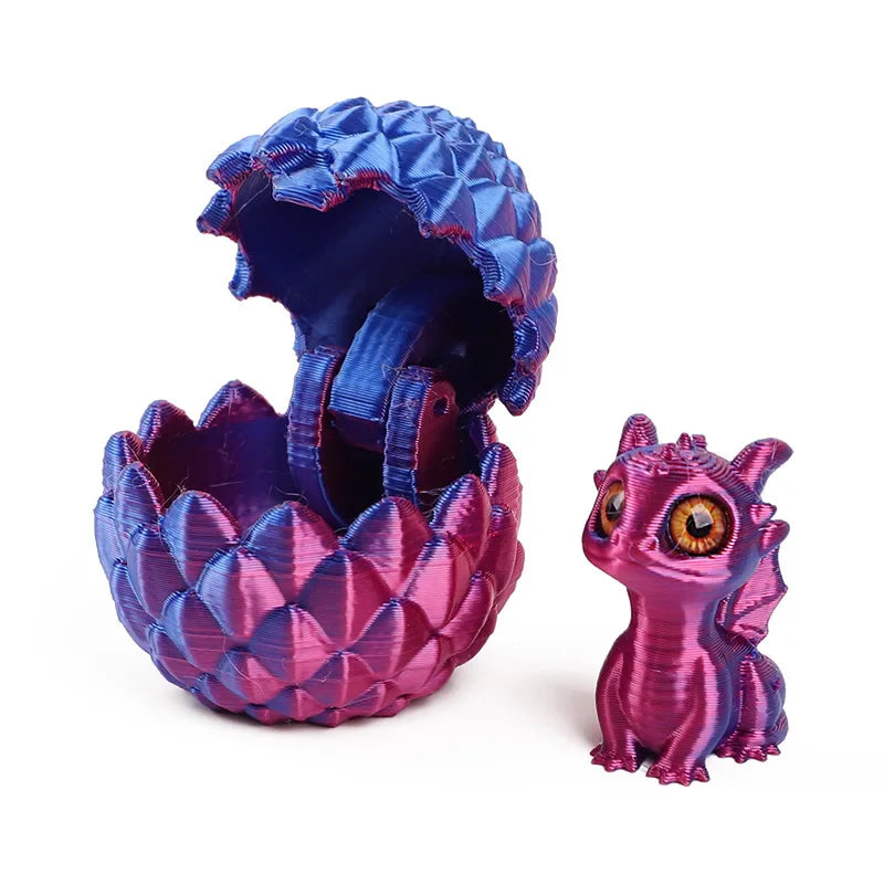 3D Printed Dragon Eggs with Mini Dragon Surprise Toys | Kids Party Favors and Easter Basket Fillers