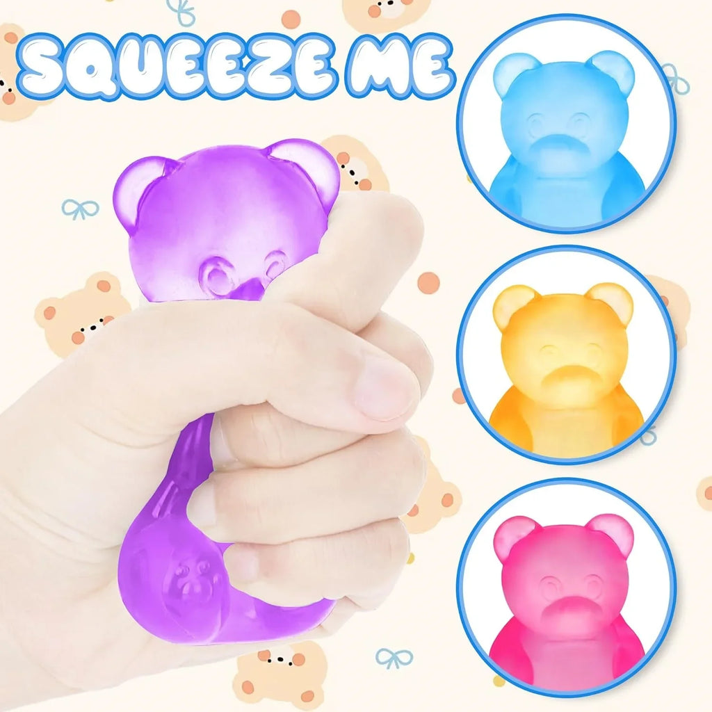 Gummy Bear Squishy Stress Ball | Sugar Filled Ultra Soft Decompression Toy