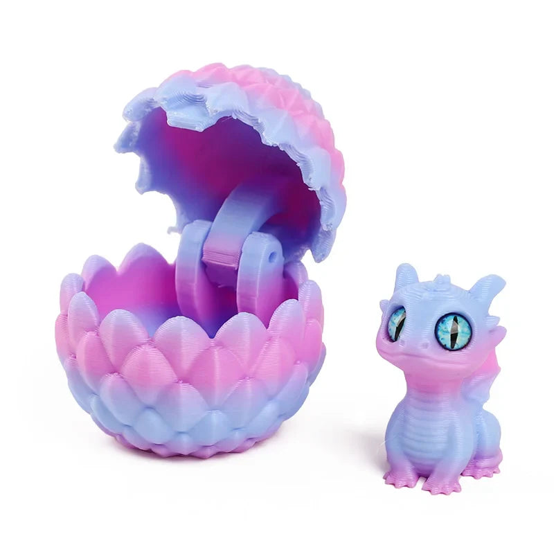 3D Printed Dragon Eggs with Mini Dragon Surprise Toys | Kids Party Favors and Easter Basket Fillers