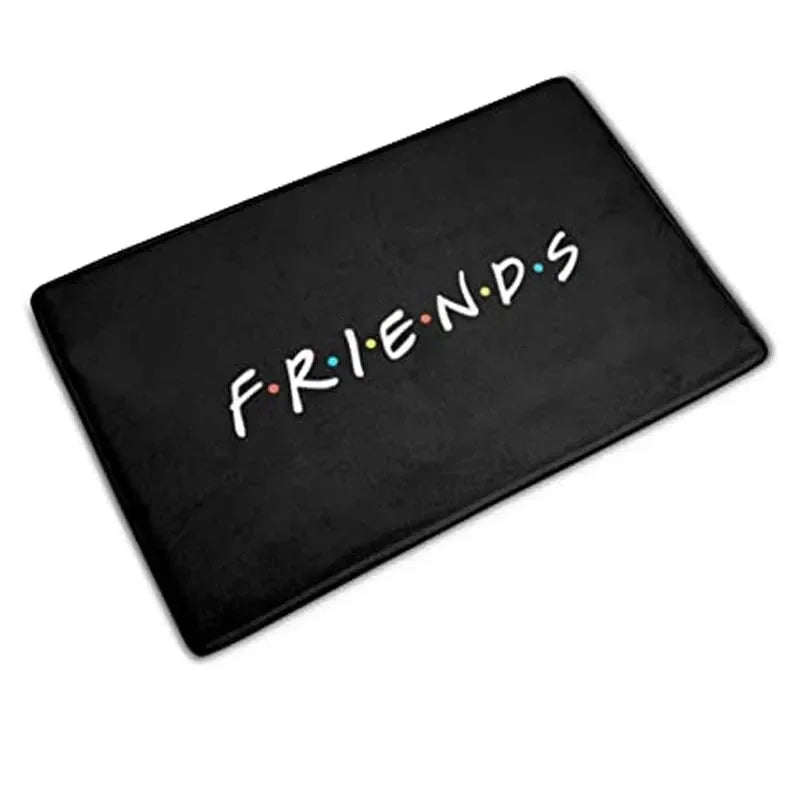 VIKAMA Old Friends Small Fresh Carpet Comfortable Entrance Door Floor Mat Bedroom Entrance Hall Bathroom Doorway Foot Mat