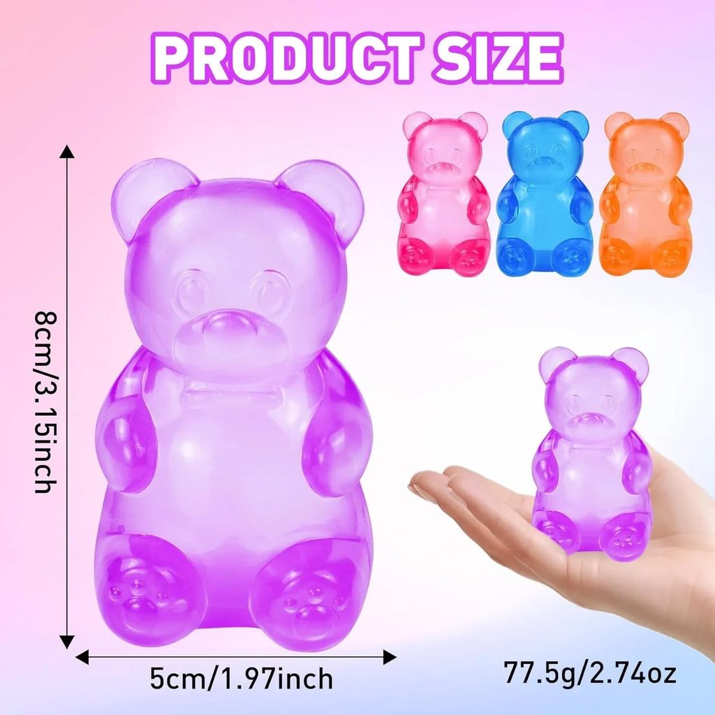 Gummy Bear Squishy Stress Ball | Sugar Filled Ultra Soft Decompression Toy