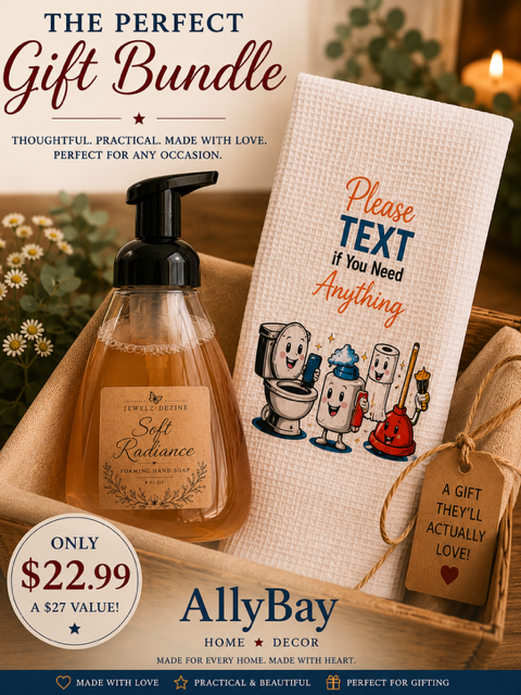 Foaming Soap & Decorative Towel Bundle + FREE Wax Melt