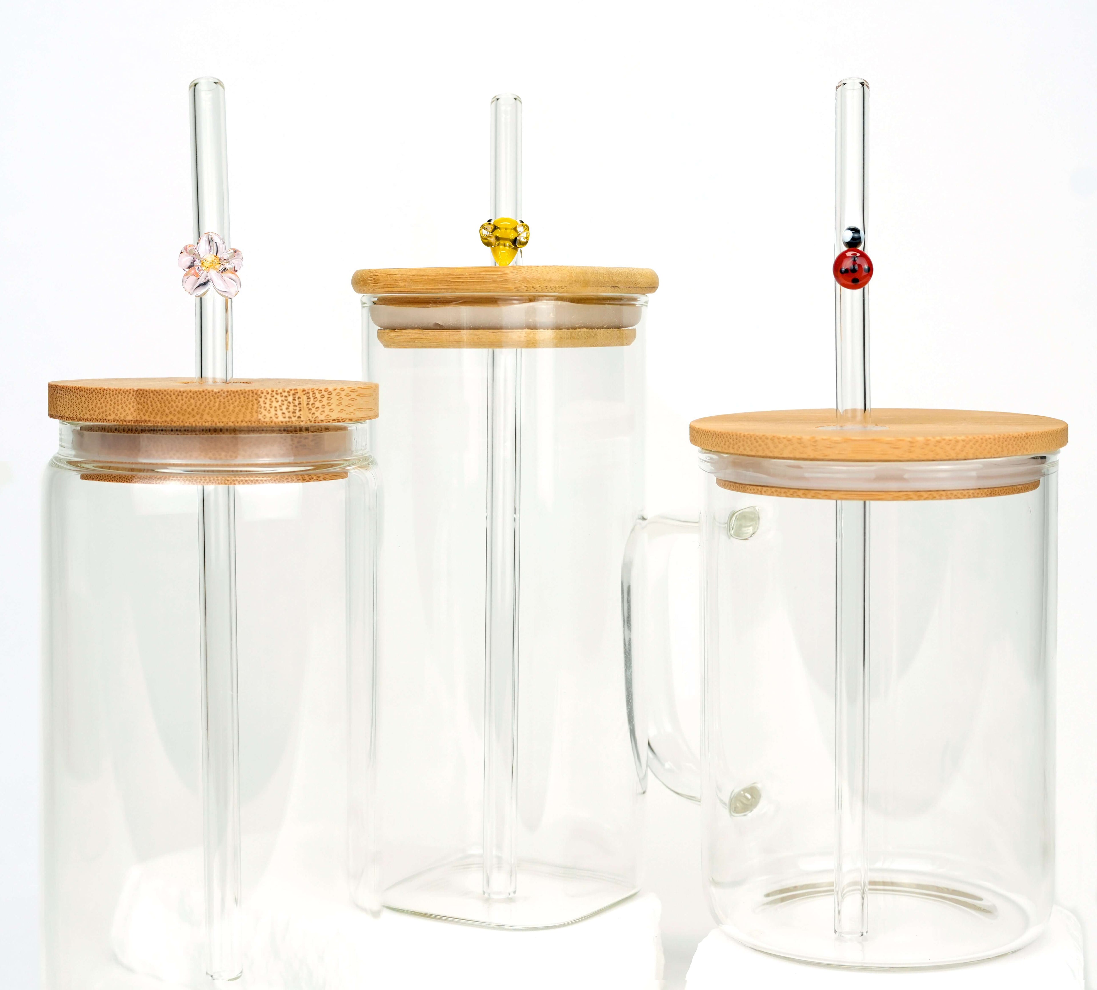 Spring Collection Glass Straws