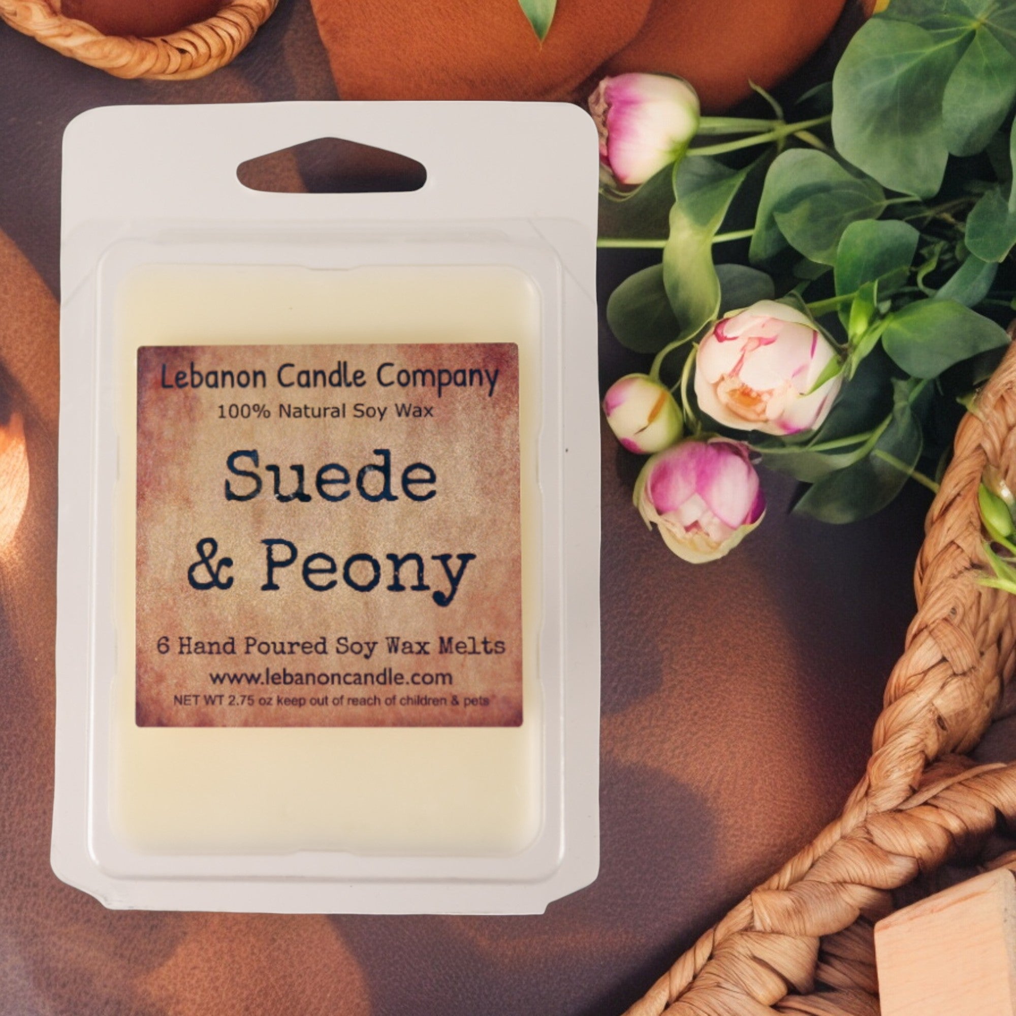Suede & Peony Wax Melt