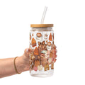 Pumpkin Spice Fall Glass Cup, Mug & Tumbler with Lid and Straw