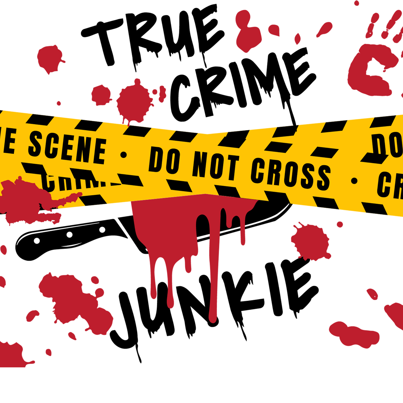 True Crime Junkie Glass Cup, Mug & Tumbler with Lid and Straw