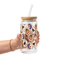 Spooky Sugar Cookies Glass Cup, Mug & Tumbler with Lid and Straw