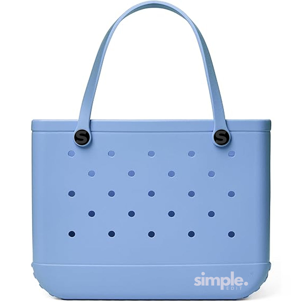 Everyday Extra Large EVA Tote – Carolina on My Mind Blue | Waterproof, Lightweight, Sandproof Oversized Carryall