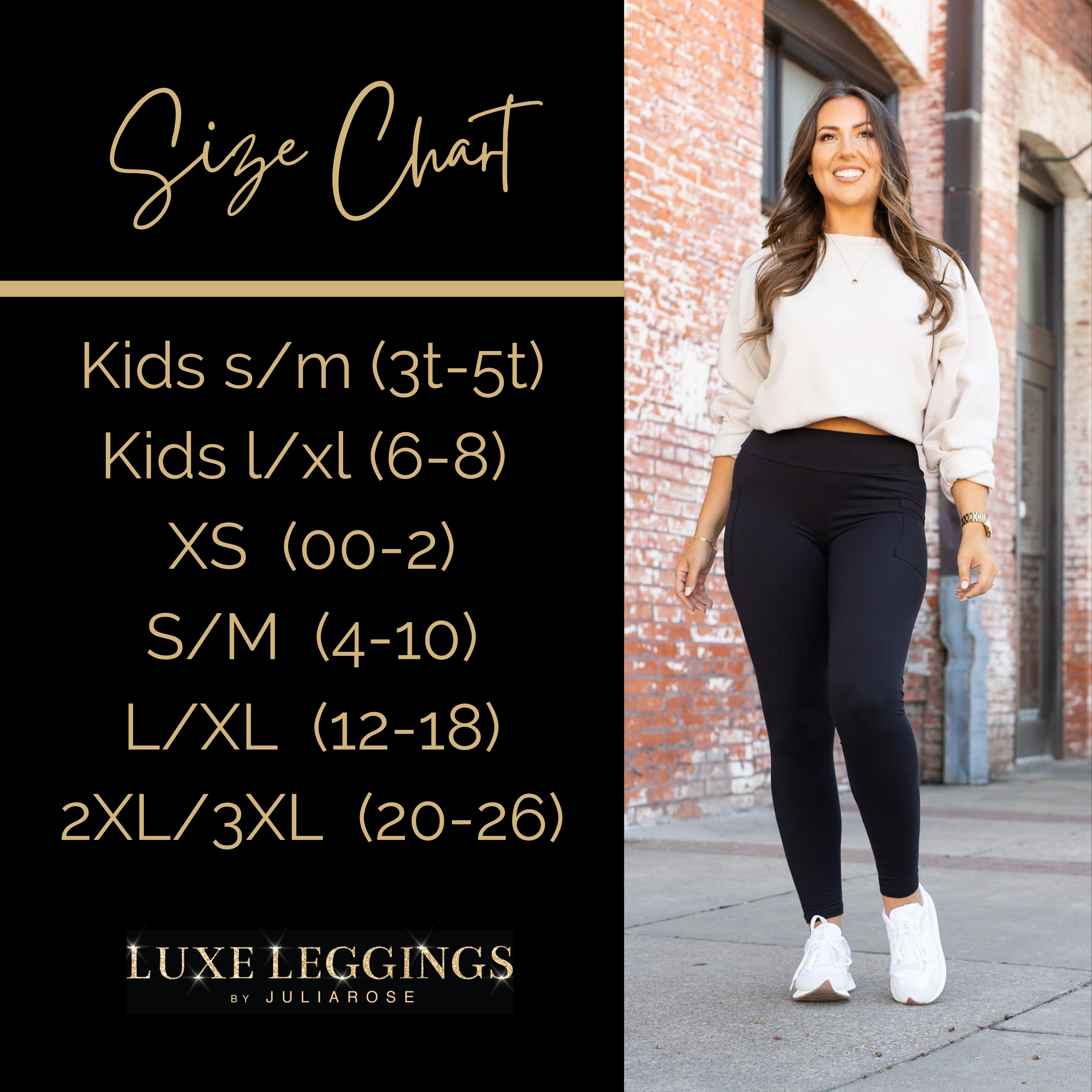 Adriana - Tummy Control Full Length Leggings with Pockets