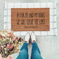 As For Me And My House Doormat