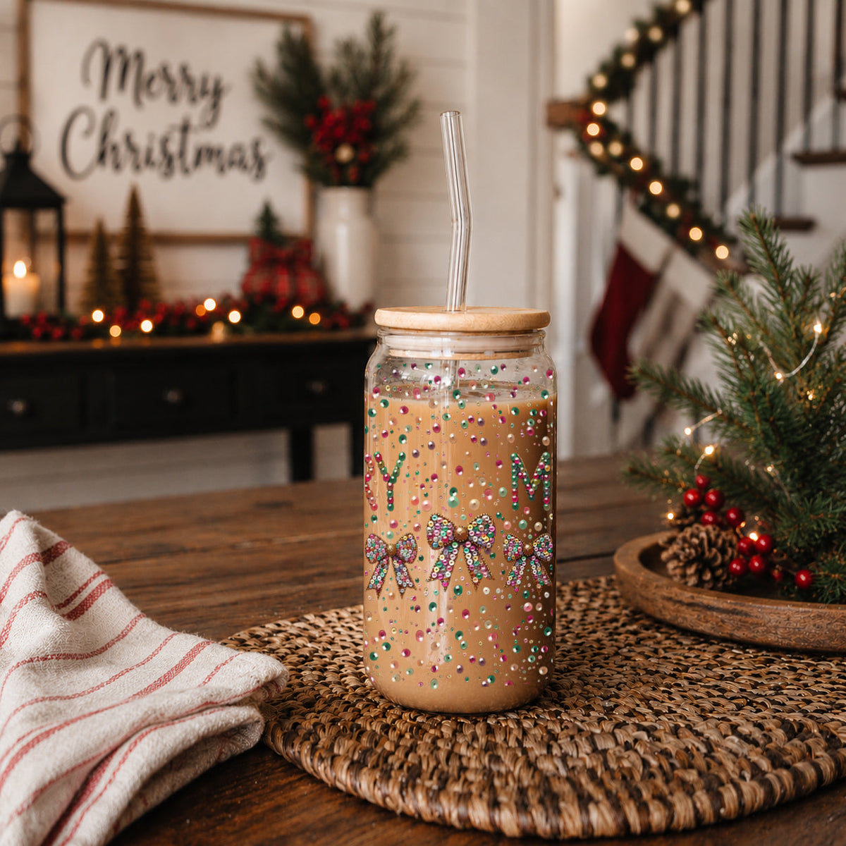 Sequin MERRY 17oz