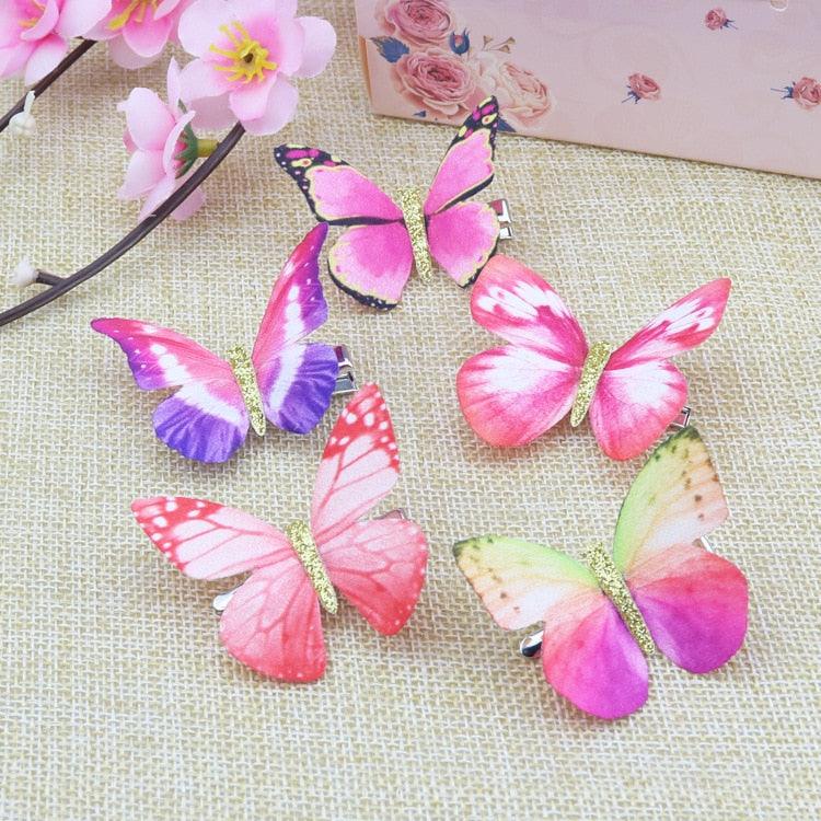 Butterfly Hair Clips for Girls Kids Glitter Barrette Wedding Hairpins Hair Accessories Styling Tools Butterfly Hair Clip For Women Hair Styling