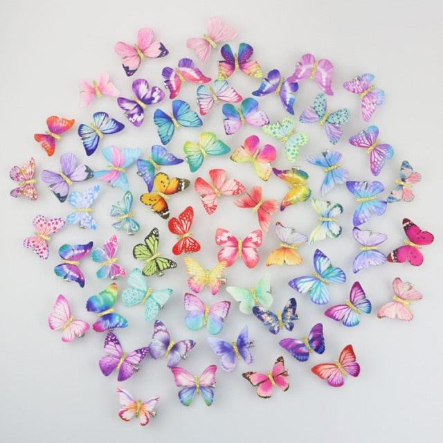 Butterfly Hair Clips for Girls Kids Glitter Barrette Wedding Hairpins Hair Accessories Styling Tools Butterfly Hair Clip For Women Hair Styling