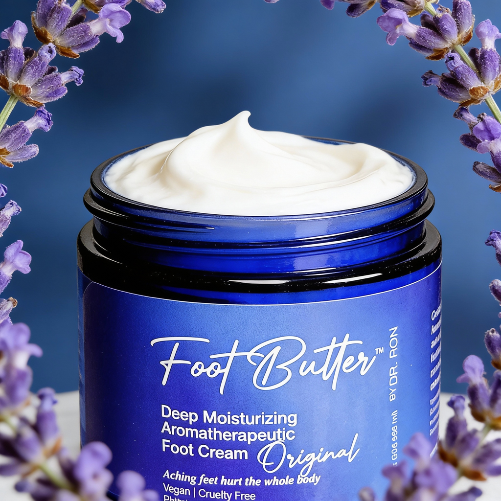 Lavender & Jasmine Foot Butter – Deep Moisturizing Foot Cream for Dry, Tired Feet