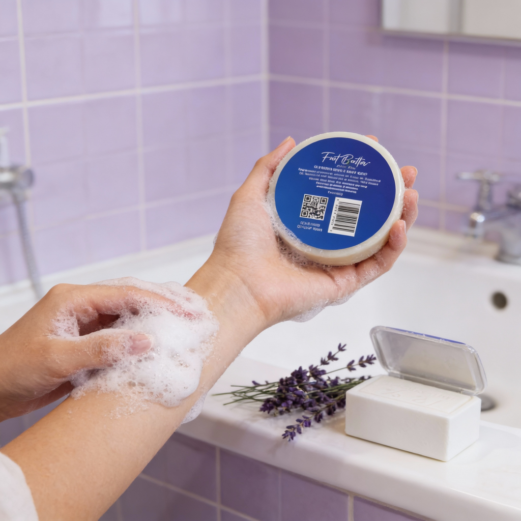 Lavender Glycerin Bath & Body Soap – Hydrating, Gentle, Moisturizing Cleanser