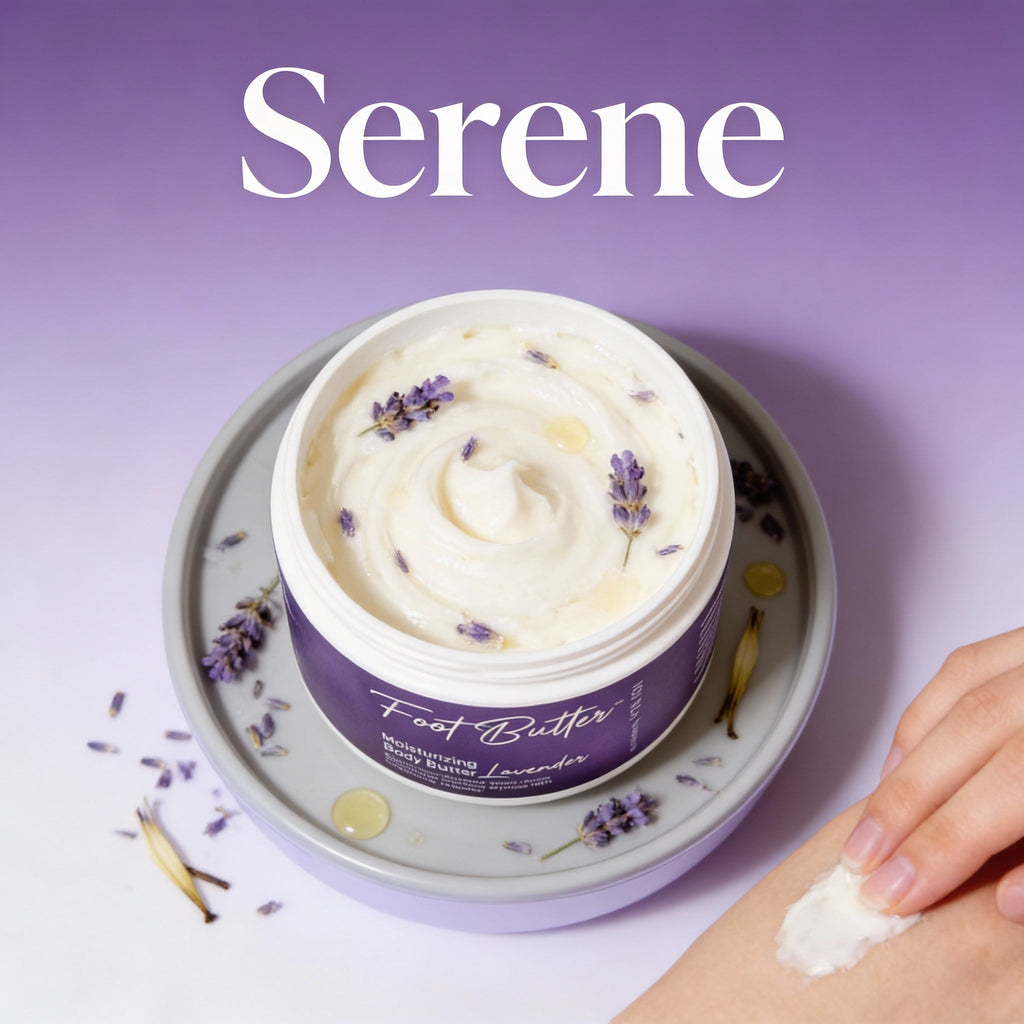 Lavender Moisturizing Body Butter – Deep Hydration for Dry Skin & Tired Feet