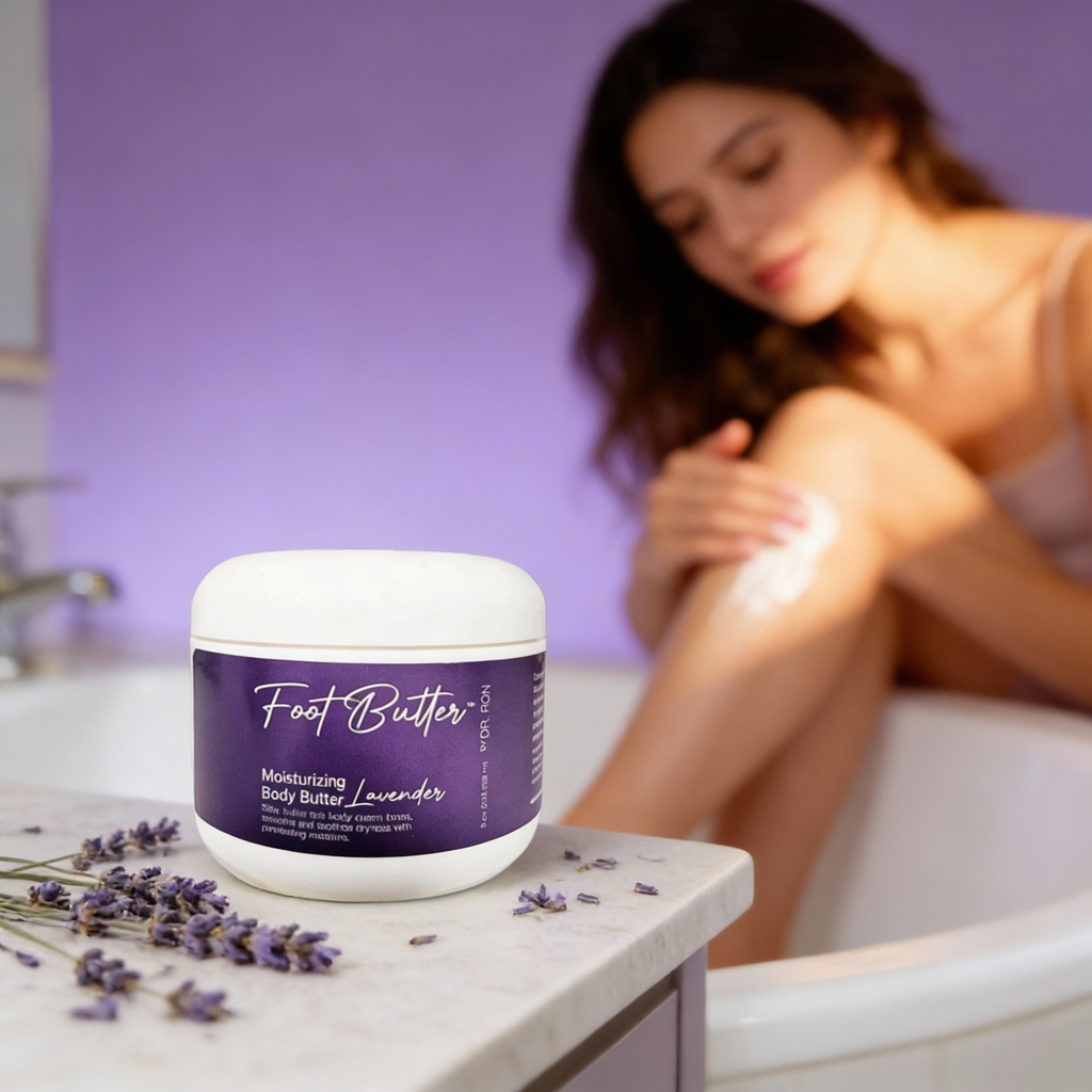 Lavender Moisturizing Body Butter – Deep Hydration for Dry Skin & Tired Feet