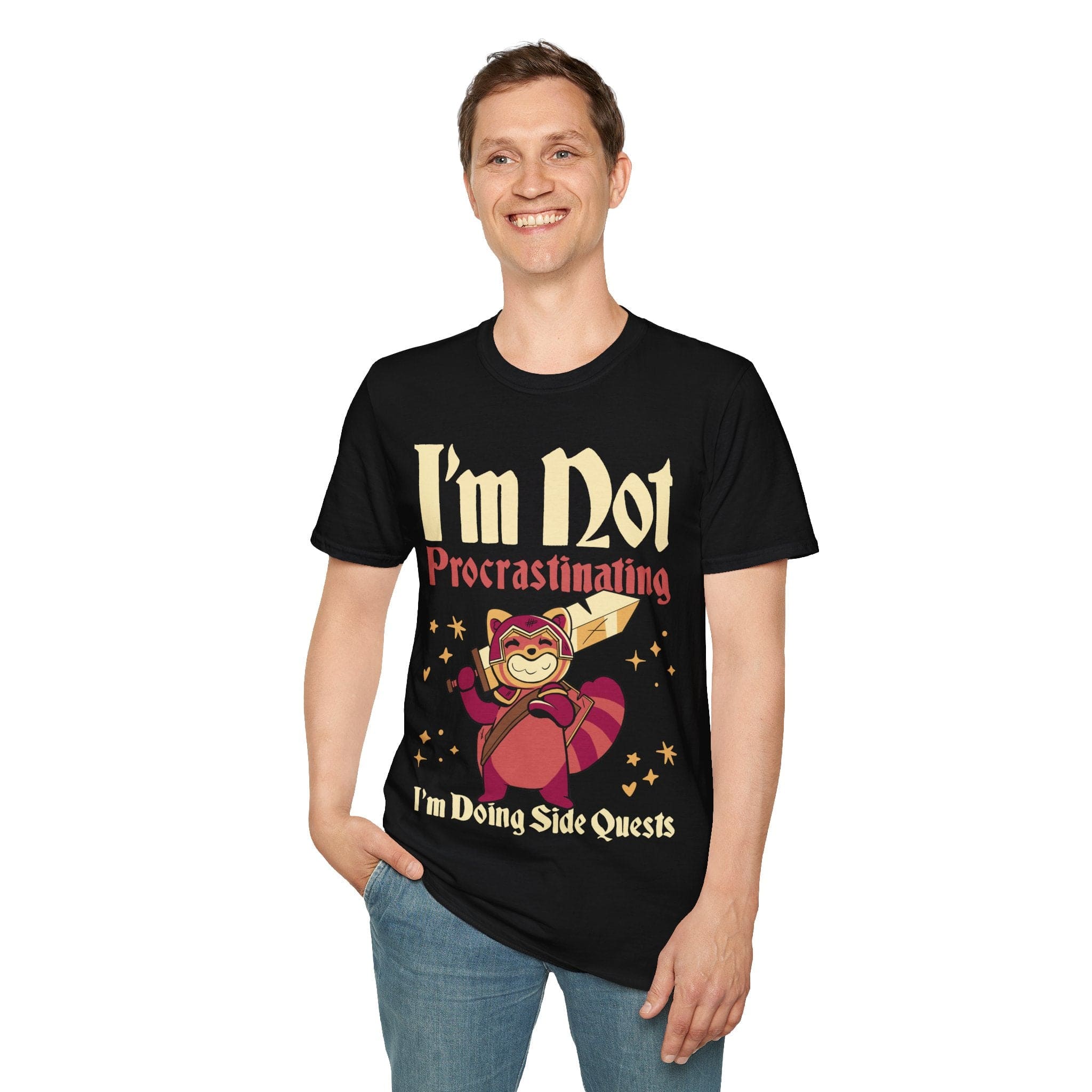 Funny DND Shirt - I'm Not Procrastinating I'm Doing Side Quests