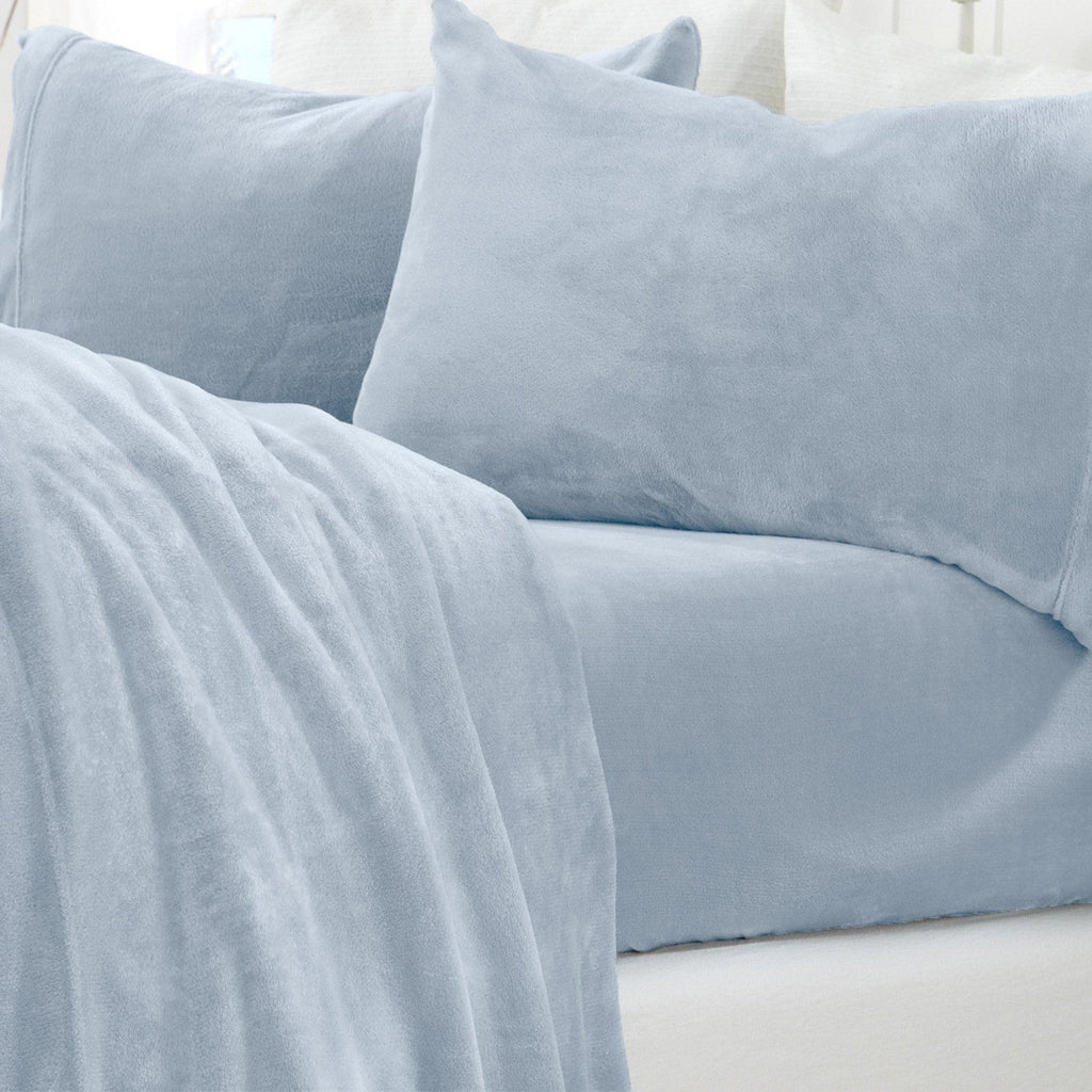 Solid Plush Sheet - Velvet Luxe Collection