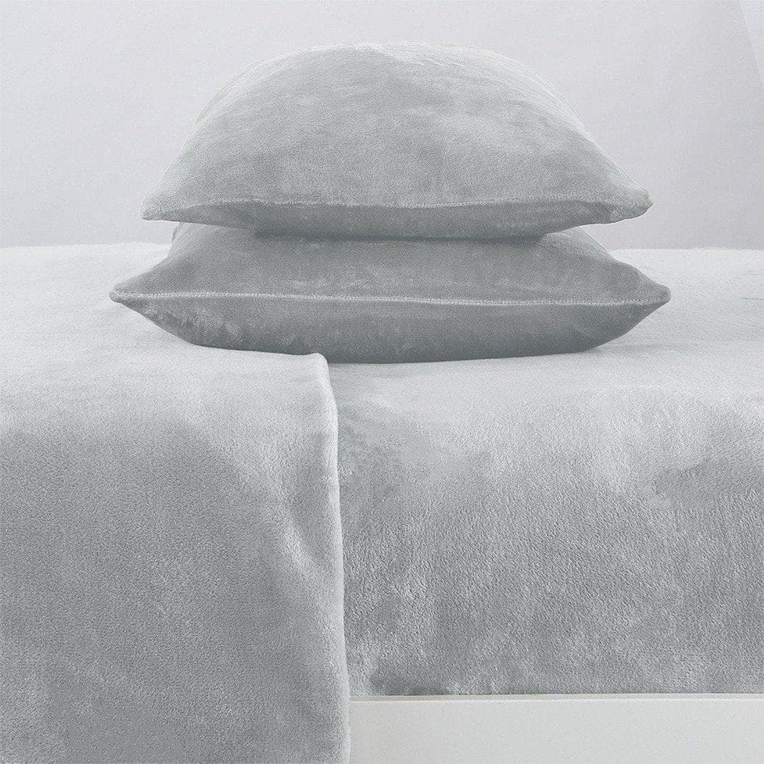 Solid Plush Sheet - Velvet Luxe Collection