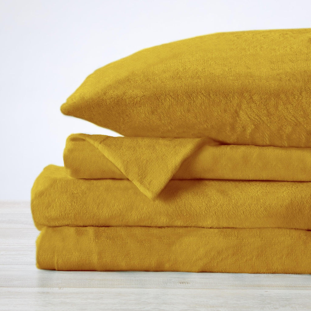 Solid Plush Sheet - Velvet Luxe Collection