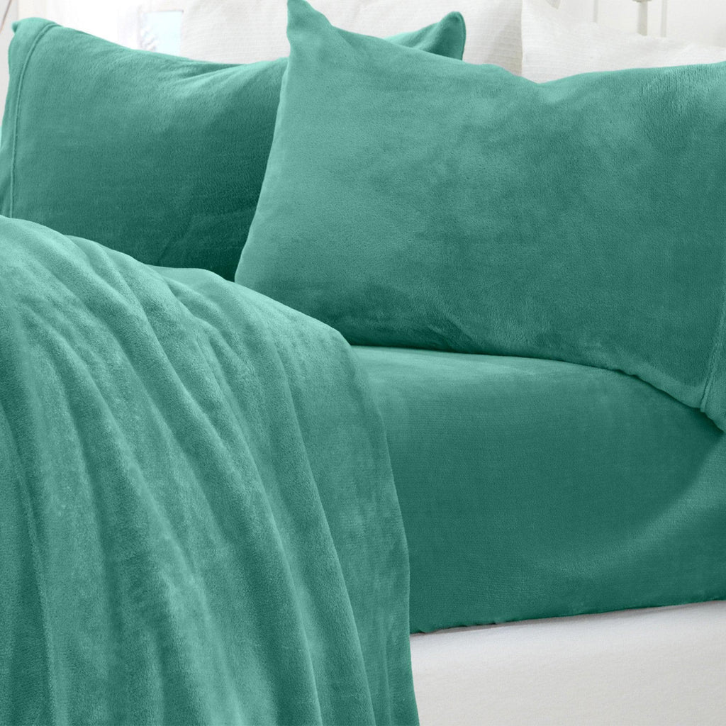 Solid Plush Sheet - Velvet Luxe Collection