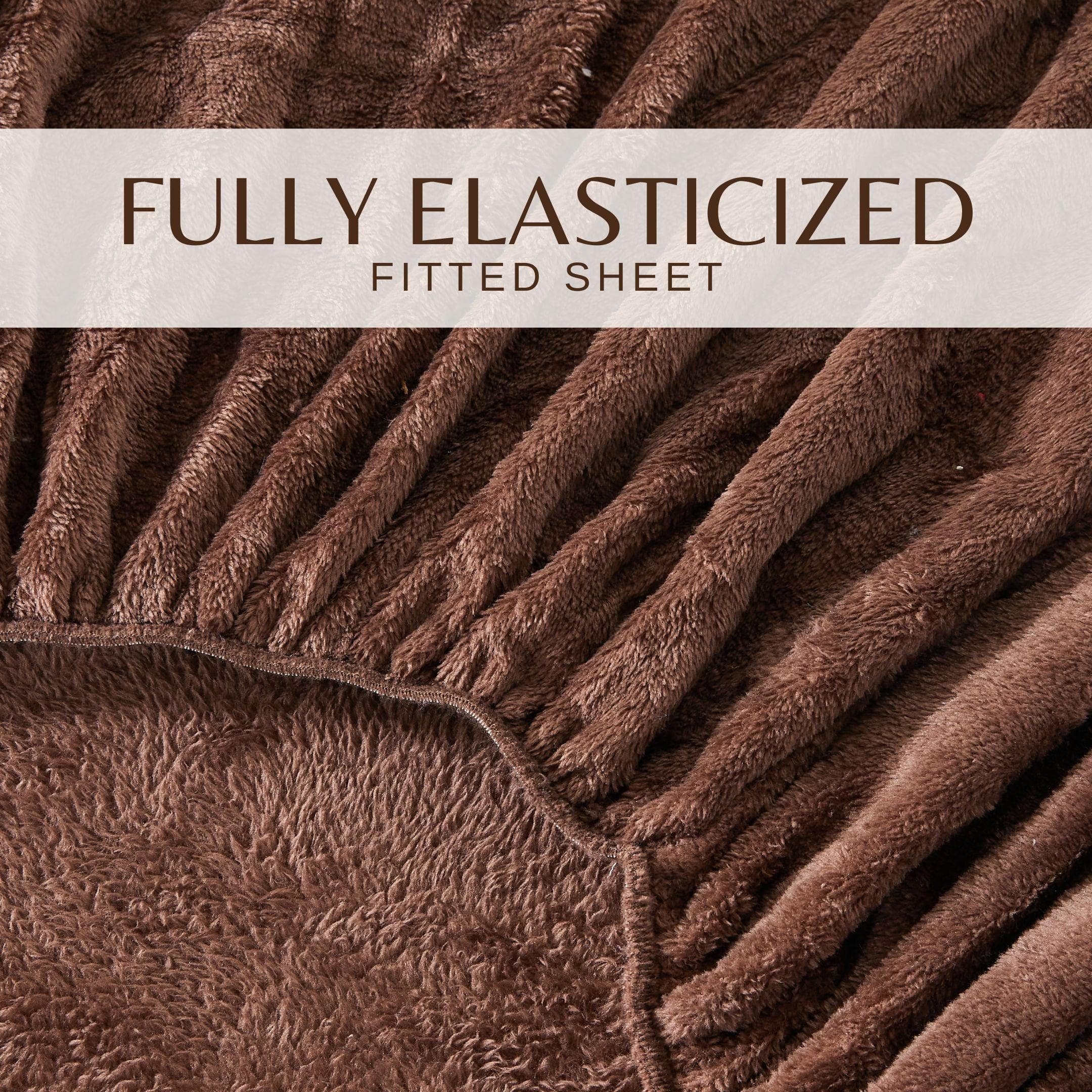 Solid Plush Sheet - Velvet Luxe Collection
