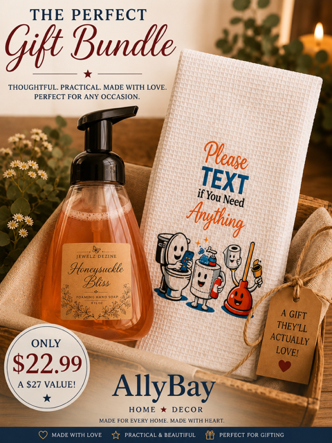 Foaming Soap & Decorative Towel Bundle + FREE Wax Melt