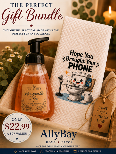 Foaming Soap & Decorative Towel Bundle + FREE Wax Melt