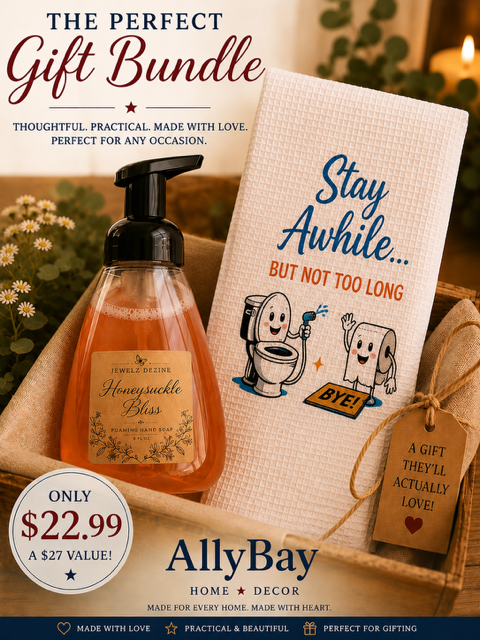 Foaming Soap & Decorative Towel Bundle + FREE Wax Melt
