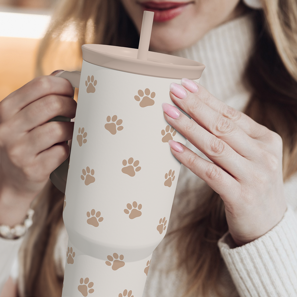 Brown Dog Slidemate | Slider Tumbler with Handle 40oz