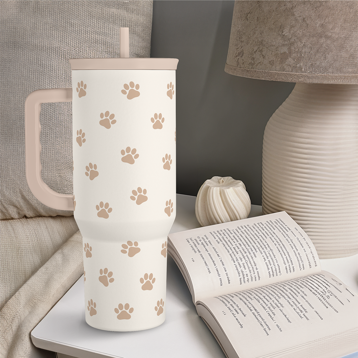 Brown Dog Slidemate | Slider Tumbler with Handle 40oz