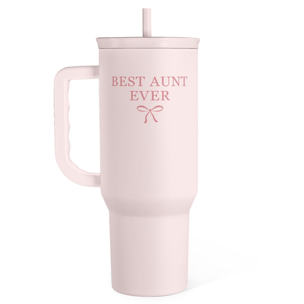 Pink Aunt Slidemate | Slider Tumbler with Handle 40oz
