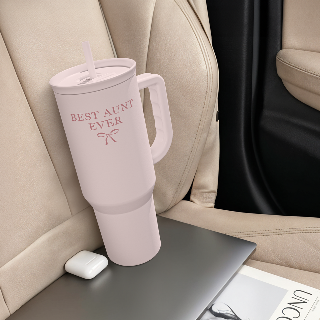 Pink Aunt Slidemate | Slider Tumbler with Handle 40oz