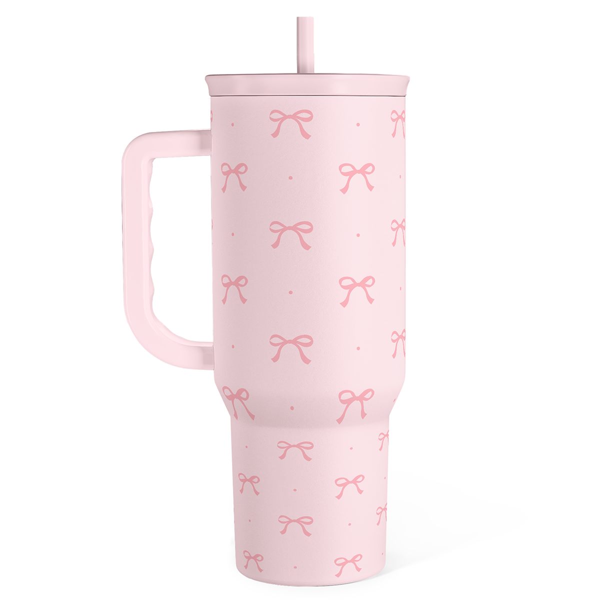 Pink Bow Slidemate | Slider Tumbler with Handle 40oz