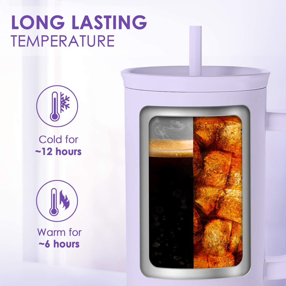 Purple Christian Slidemate | Slider Tumbler with Handle 40oz