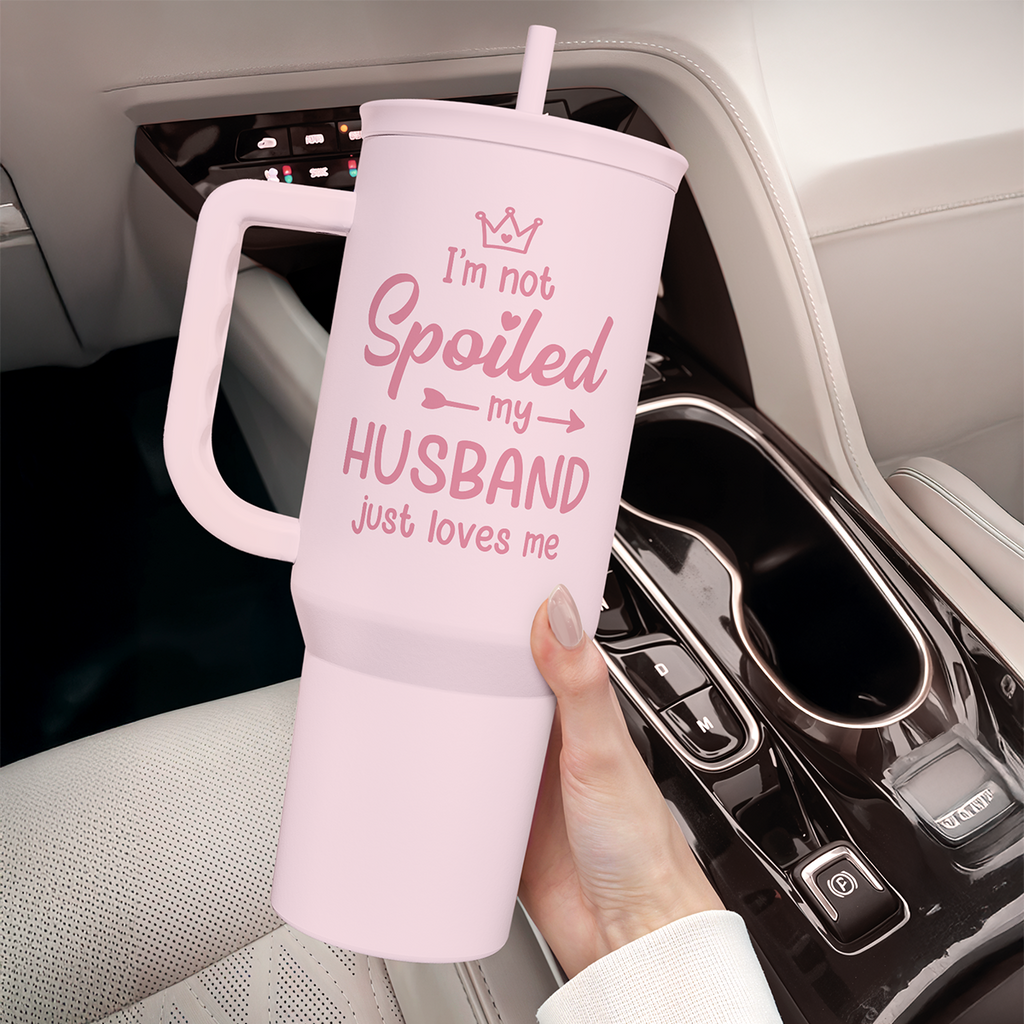 Pink Wife Slidemate | Slider Tumbler with Handle 40oz