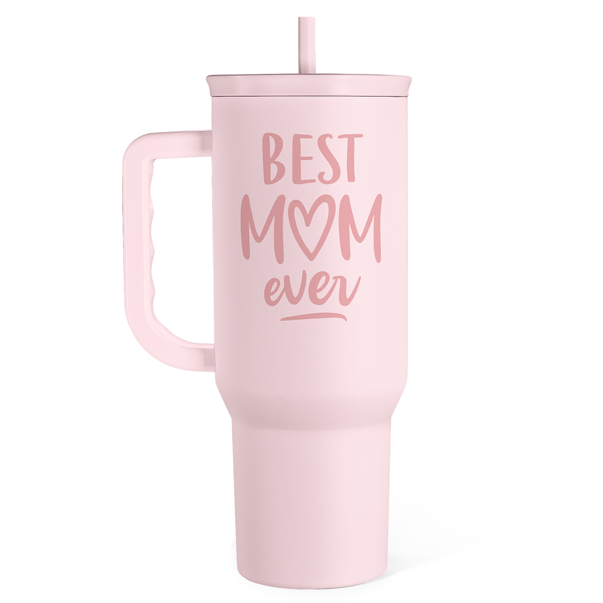 Pink Best Mom Ever Slidemate | Slider Tumbler with Handle 40oz