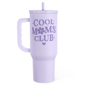 Purple Cool Mom Club Slidemate | Slider Tumbler with Handle 40oz